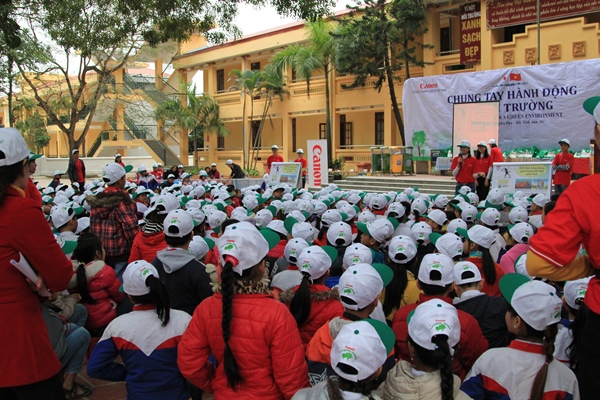 Học sinh Bắc Ninh bảo vệ môi trường thông qua hành động theo 3R