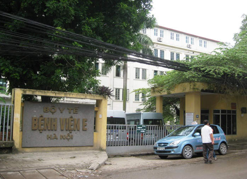 Bệnh viện E thuộc Bộ Y tế, nằm trên đường Trần Cung, Hà Nội