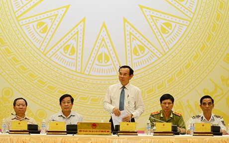 Bộ trưởng Nguyễn Văn Nên chủ trì họp báo Chính phủ