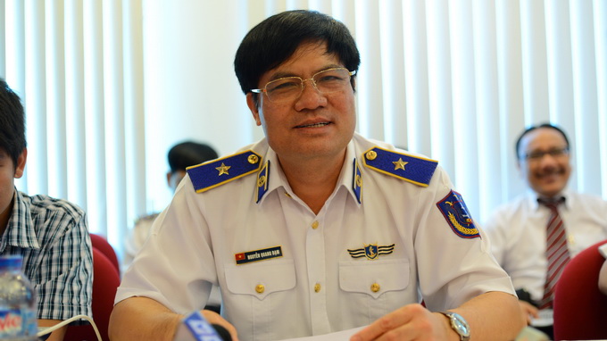 Thiếu tướng Nguyễn Quang Đạm - Tư lệnh Cảnh sát biển Việt Nam - Ảnh: Quang Định