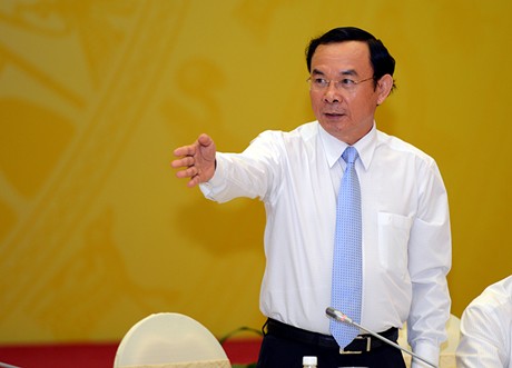 Bộ trưởng Nguyễn Văn Nên nói về việc bắt ông Hà Văn Thắm. Ảnh: Quang Hiếu