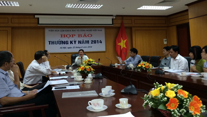 Viện Hàn lâm Khoa học và Công nghệ Việt Nam tổ chức họp báo lần đầu tiên
