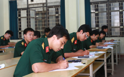 Kỳ thi THPT Quốc gia 2015: Hướng dẫn xét tuyển vào các trường quân đội