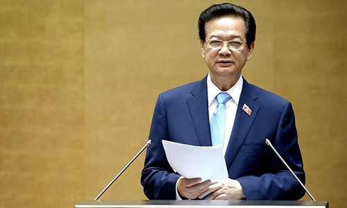 Thủ tướng Nguyễn Tấn Dũng trình bày tại Kỳ họp thứ 8, Quốc hội khóa XIII. Trong nhiệm vụ 2015 của Chính phủ có việc sử dụng hiệu quả các Quỹ Khoa học Công nghệ