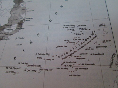 Bản đồ chi tiết các đào thuộc quần đảo Trường Sa