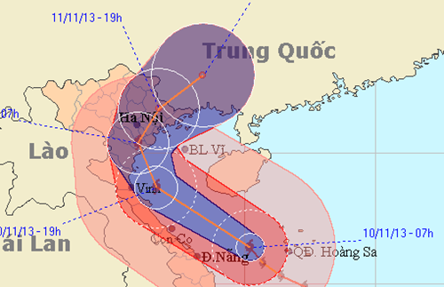 Bão số 14 có vào Hà Nội