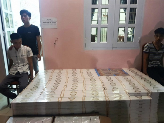 Bình Định: Bắt giữ 10.500 gói thuốc lá lậu không rõ nguồn gốc xuất xứ