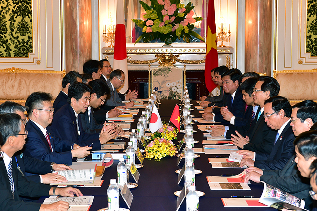 Hội đàm hai Thủ tướng Việt Nhật