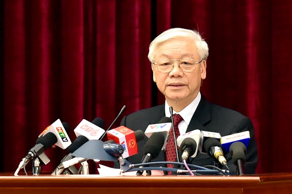 Tổng Bí thư Nguyễn Phú Trọng phát biểu kết thúc hội nghị