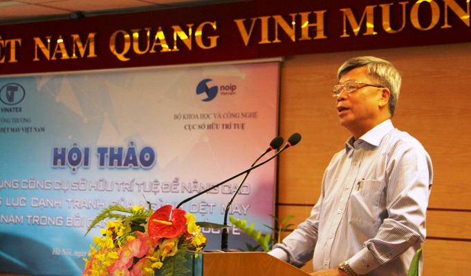 sở hữu tr&iacute; tuệ để n&acirc;ng cao năng lực cạnh tranh của ng&agrave;nh dệt may 