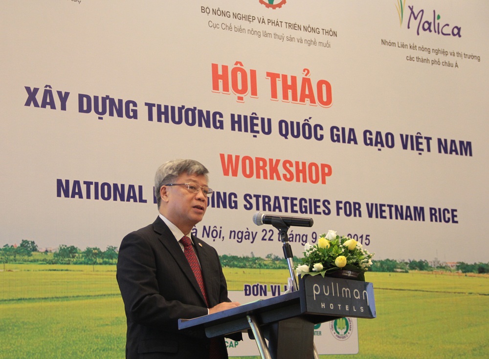 Thứ trưởng Bộ KH&CN Trần Việt Thanh cho biết, hiện nay có nhiều hỗ trợ giúp doanh nghiệp đăng ký thương hiệu, chỉ dẫn địa lý cho các sản phẩm nông sản, trong đó có sản phẩm gạo