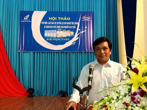  Ông Phan Nguyễn Minh Nhựt, Giám Đốc Kinh doanh miền Đông - Vinamilk chia sẻ với người tiêu dùng Bà Rịa Vũng Tàu những thông tin về công ty.