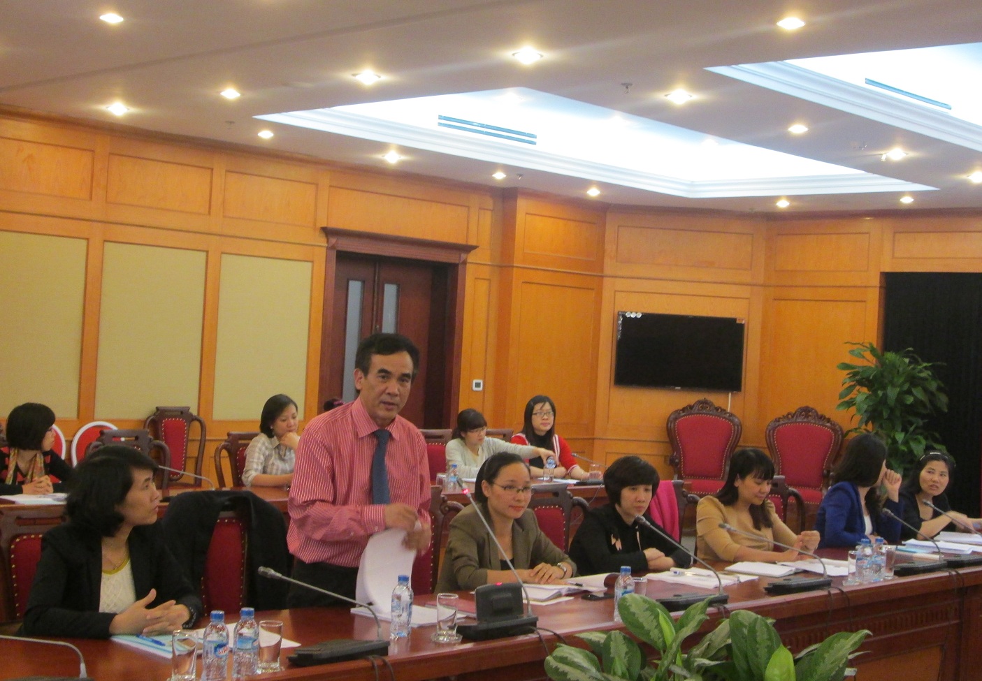 ông Nguyễn Xuân Toàn – Giám đốc Trung tâm Nghiên cứu và phát triển truyền thông phát biểu tại hội thảo