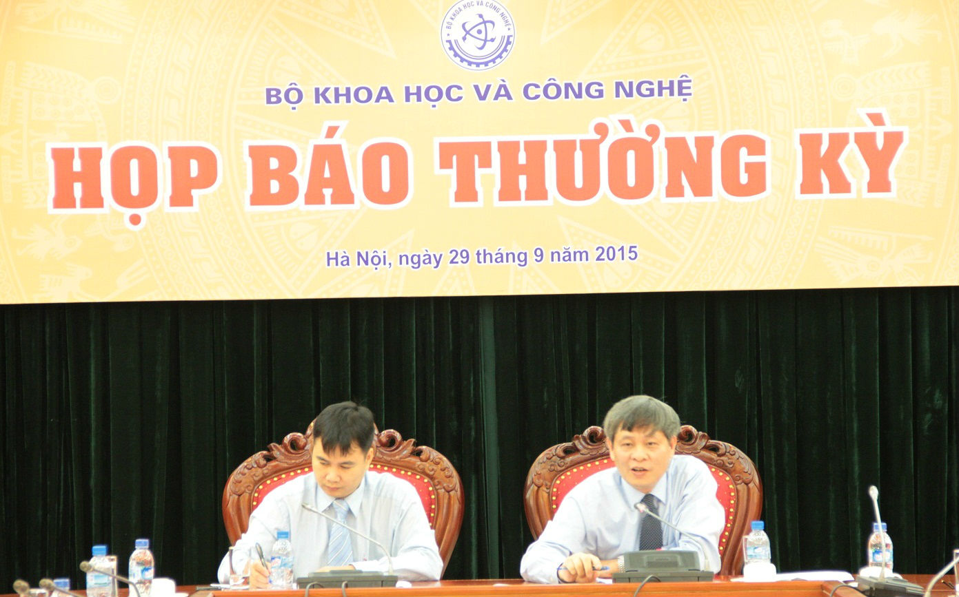 Thứ trưởng Phạm Công Tạc chủ trì họp báo