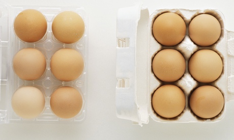 Hộp nhựa tái chế tiết kiệm được hàng triệu quả trứng mỗi năm