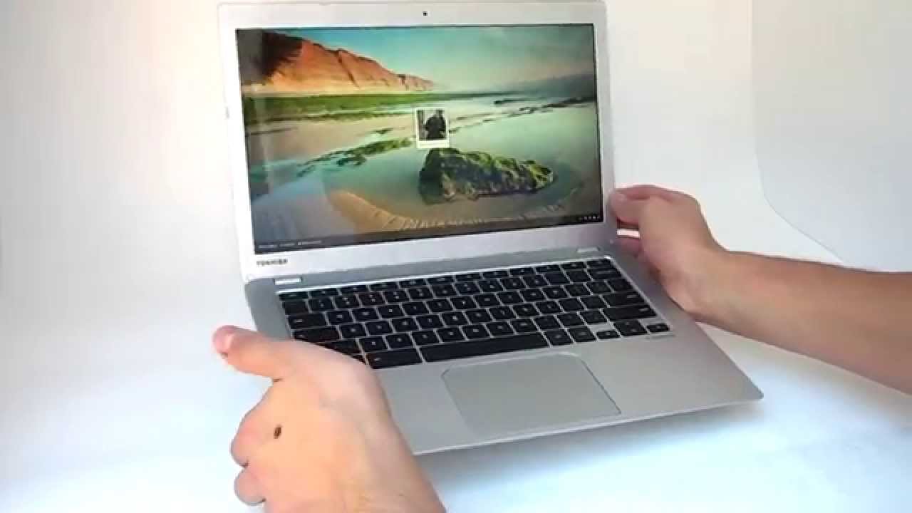 Thiết kế đầy ấn tượng của chiếc laptop giá rẻ Toshiba Chromebook 2