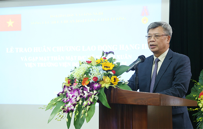 hứ trưởng Bộ KH&CN Trần Việt Thanh phát biểu tại buổi lễ
