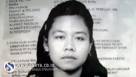 Nữ giúp việc người Indonesia đã bị Ả Rập Xê-út hành quyết