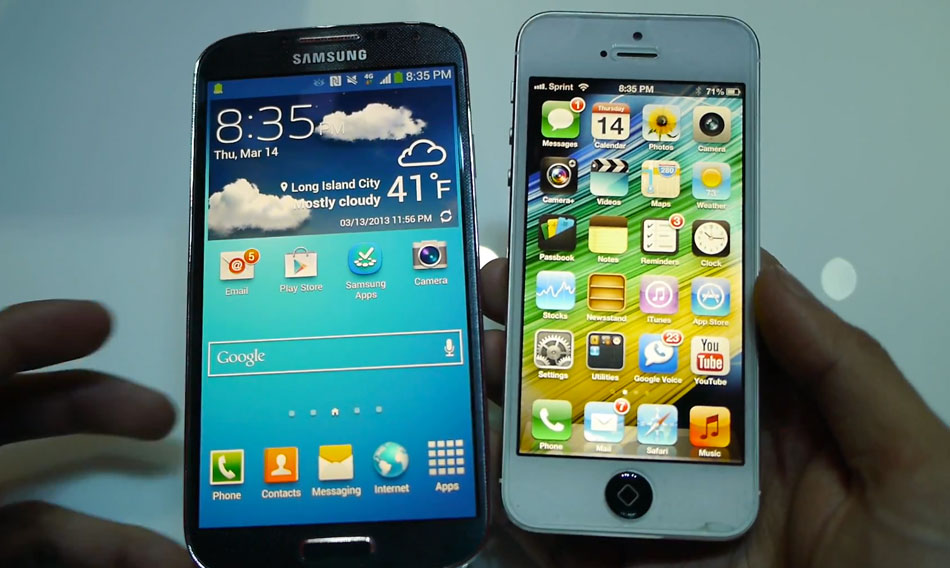 Iphone 6 và Galaxy S5 - hai siêu phẩm đình đám nhất làng công nghệ hiện nay
