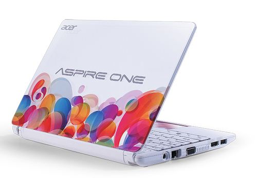 Thiết kế đẹp mắt của chiếc laptop giá rẻ Acer Aspire One D270