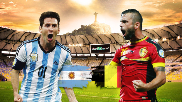 Kết quả tỉ số trận đấu Argentina – Bỉ tứ kết World Cup 2014