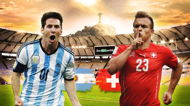 Kết quả tỉ số trận đấu Argentina – Thụy Sĩ World Cup 2014