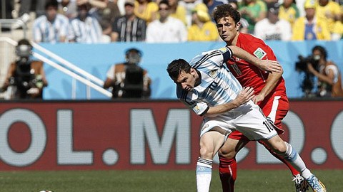 Kết quả tỉ số trận đấu Argentina – Thụy Sĩ World Cup 2014