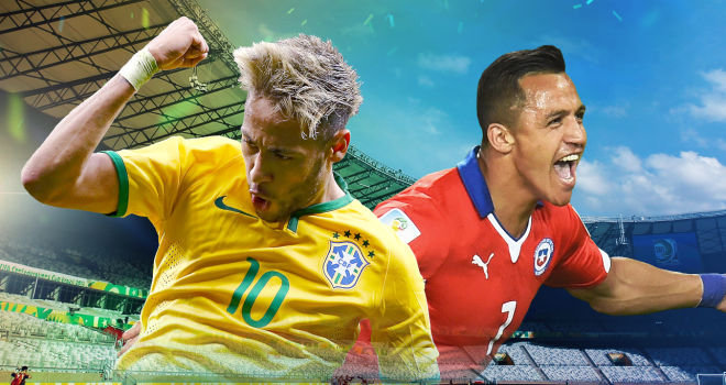 Trận đấu Brazil - Chile tại World Cup 2014 hứa hẹn nhiều bất ngờ kịch tính