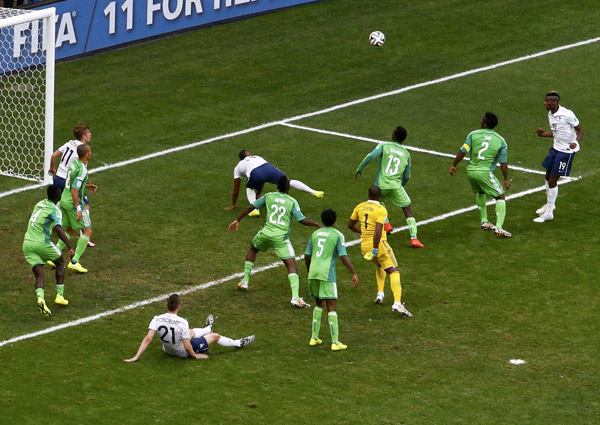 Kết quả tỉ số trận đấu Pháp – Nigeria World Cup 2014