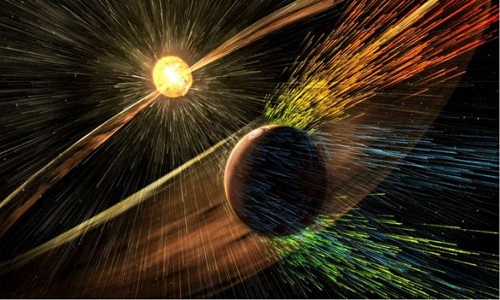 Bầu khí quyển của sao Hỏa được cho là bị bão Mặt Trời phá hủy trong hàng tỉ năm