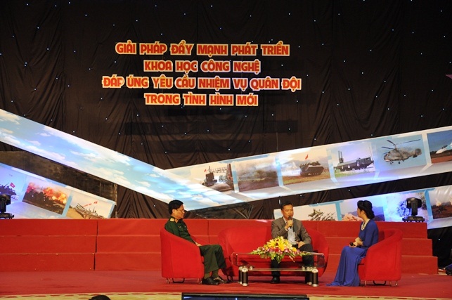 Bộ Quốc ph&ograve;ng tổ chức tọa đ&agrave;m &ldquo;Giải ph&aacute;p đẩy mạnh v&agrave; ph&aacute;t triển KH&CN đ&aacute;p ứng y&ecirc;u cầu nhiệm vụ Qu&acirc;n đội trong t&igrave;nh h&igrave;nh mới&rdquo;.