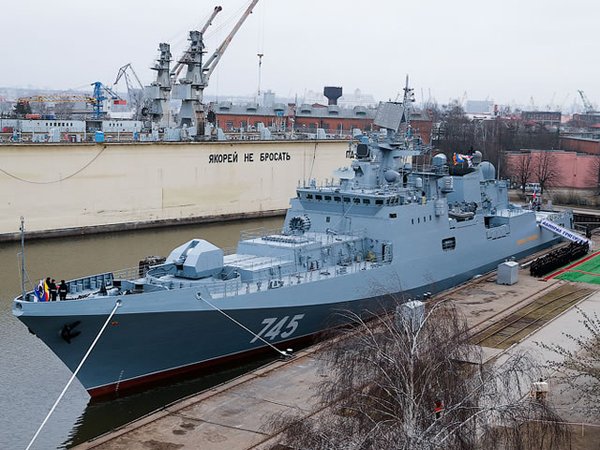 Khu trục hạm Grigorovich được trang bị hỏa lực vô cùng mạnh mẽ