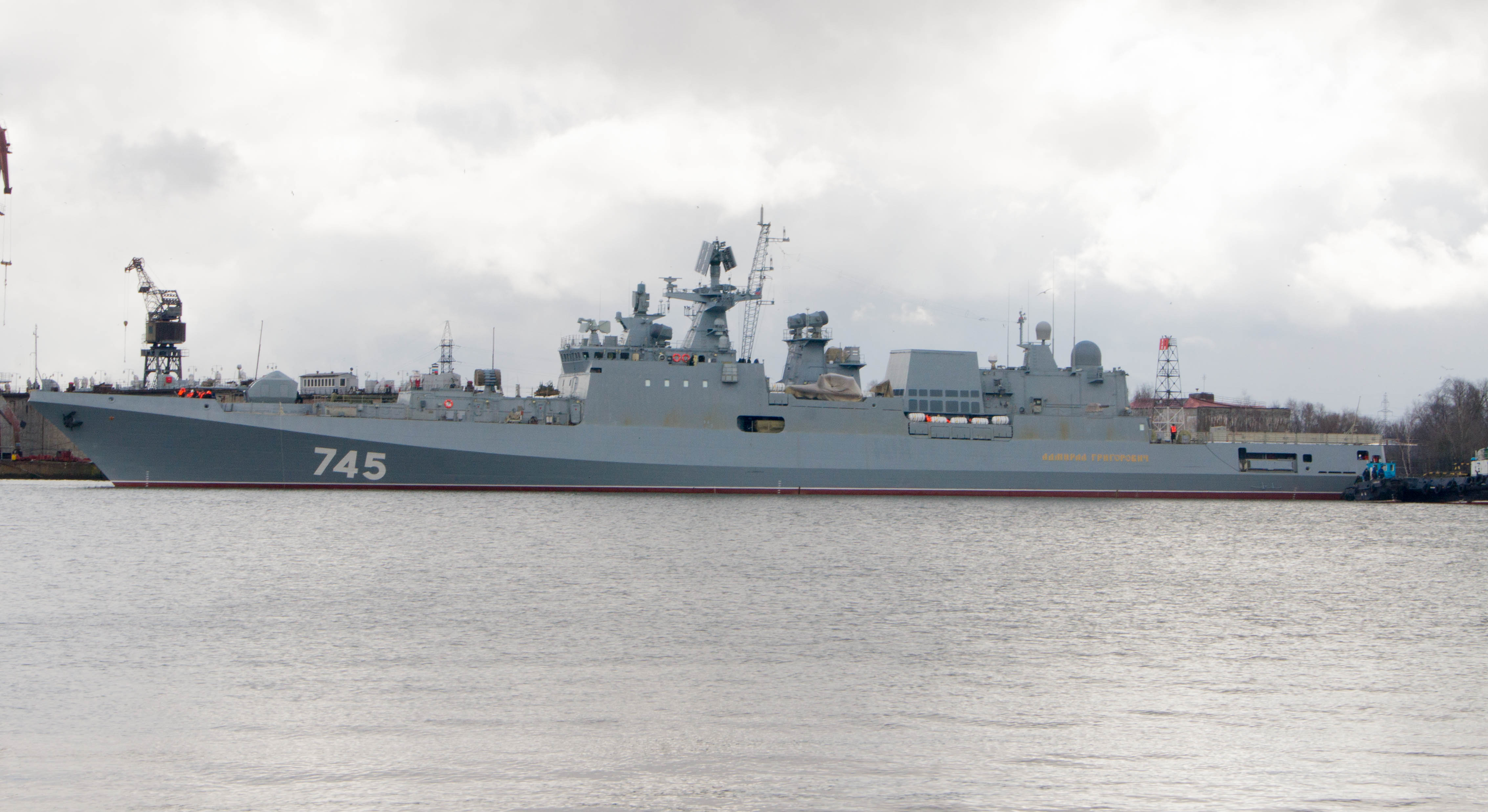 Khu trục hạm Đô đốc Grigorovich đã được bàn giao cho Hải quân Nga