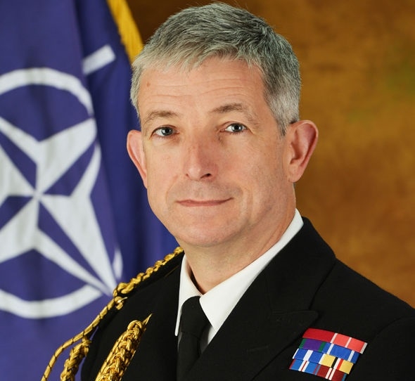 Phó đô đốc Clive Johnstone, sỹ quan hải quân cấp cao nhất của Anh tại NATO