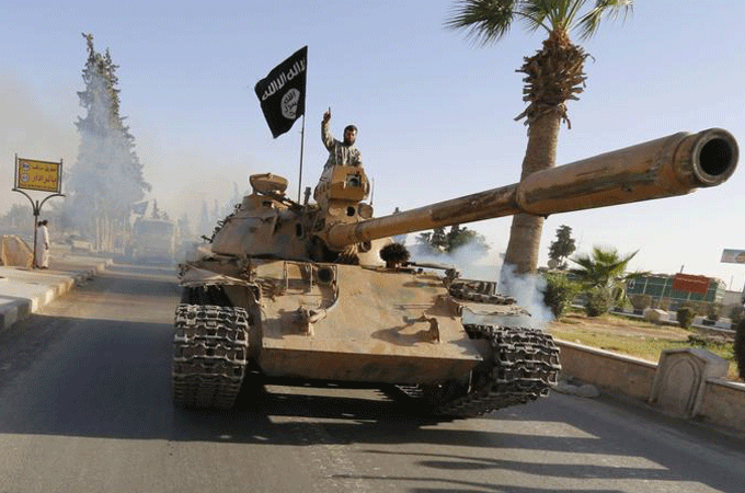 Xe tăng của nhóm khủng bố IS