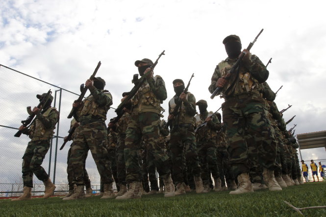 Lực lượng Iraq luyện tập ở Kirkuk
