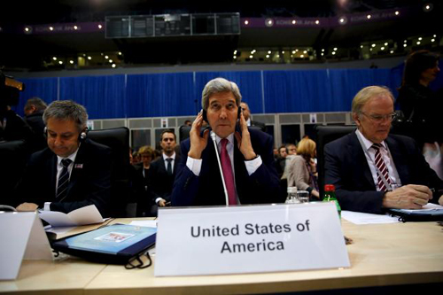 Ngoại trưởng Mỹ John Kerry tại cuộc họp của Hội đồng Bộ trưởng Tổ chức An ninh và Hợp tác châu Âu (OSCE) ở Belgrade, Serbia
