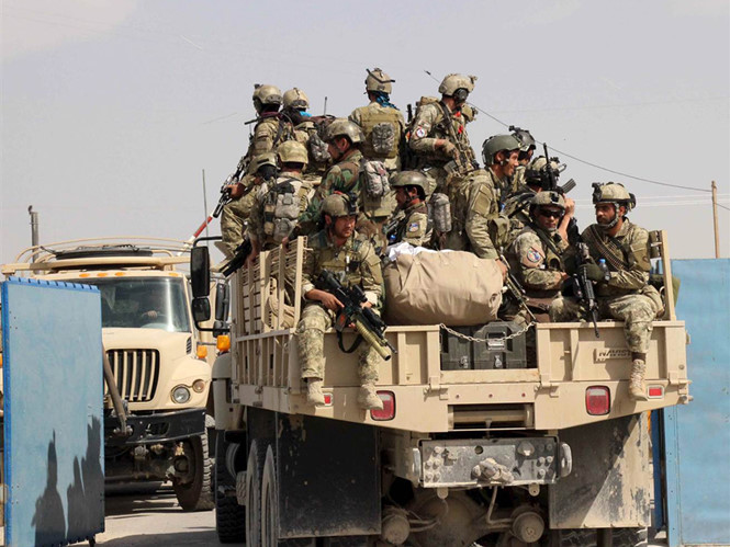Đặc nhiệm Afghanistan được điều động đến giao chiến với quân Taliban ở thành phố Kunduz