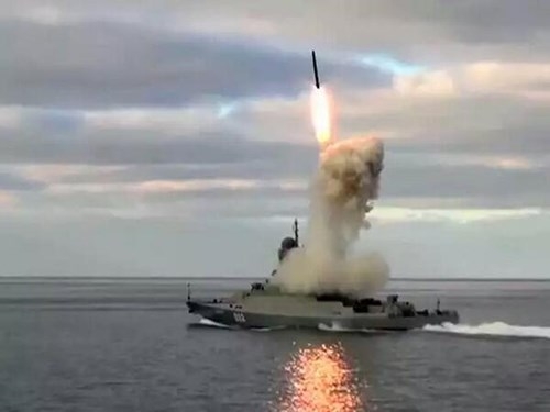  Tàu hộ tống tên lửa Zeleny Dol lớp Buyan-M có khả năng phóng tên lửa Kalibr được đưa đến Địa Trung Hải