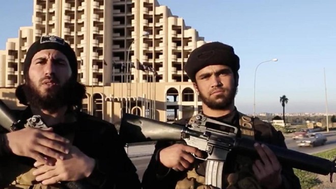 Một cảnh trong video tuyên truyền của tổ chức khủng bố IS 