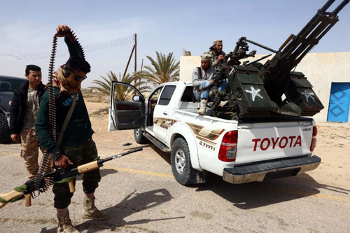 Các thành viên thuộc lực lượng chống lại khủng bố IS ở Libya đang chuẩn bị đợt tấn công mới