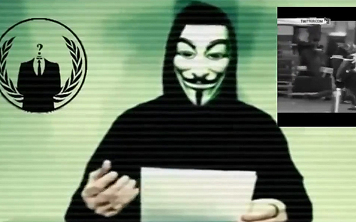 Nhóm hacker Anonymous đăng tải video tuyên chiến với tổ chức khủng bố IS 