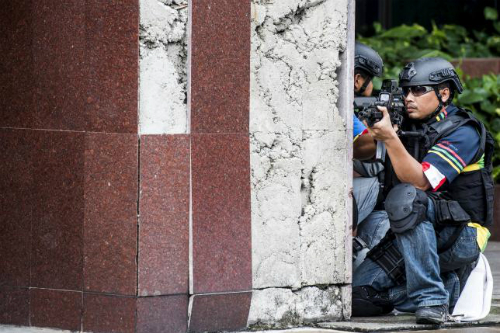 Đặc nhiệm Indonesia tham gia một cuộc diễn tập chống khủng bố ở Jakarta