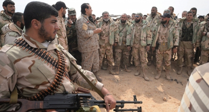 Chiến binh của lực lượng Chim ưng sa mạc đã sẵn sàng tấn công giải phóng thành phố cổ Palmyra khỏi tay khủng bố IS