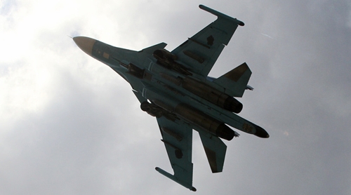 Chiến đấu cơ Su-34 của Nga, một trong các loại máy bay dùng để không kích tại Syria