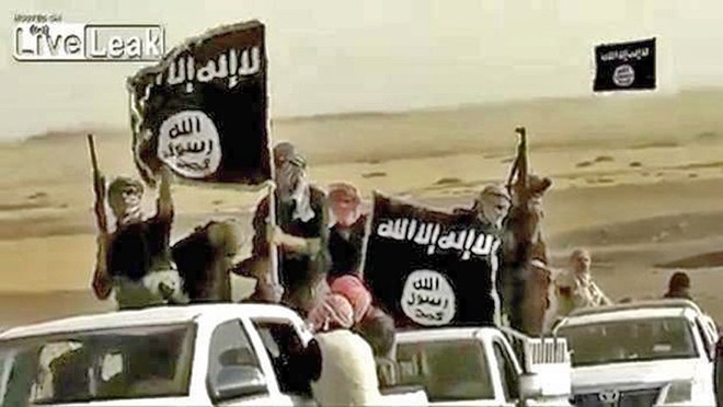 Các tay súng thuộc tổ chức khủng bố IS 