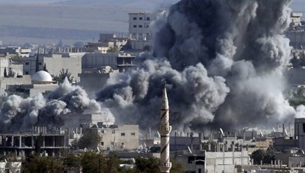 Lực lượng liên quân do Mỹ đứng đầu đã tiến hành 20 cuộc không kích nhằm vào tổ chức khủng bố IS 