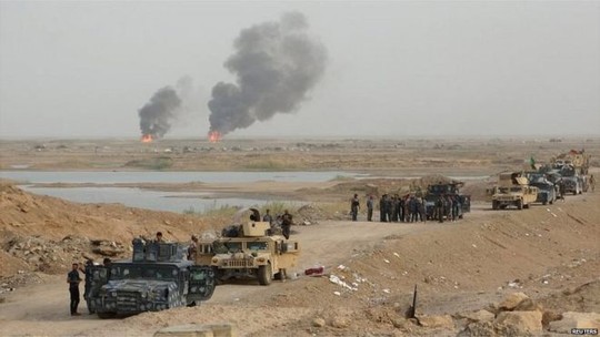 Lực lượng Iraq đang cố gắng giành Ramadi từ khủng bố IS 