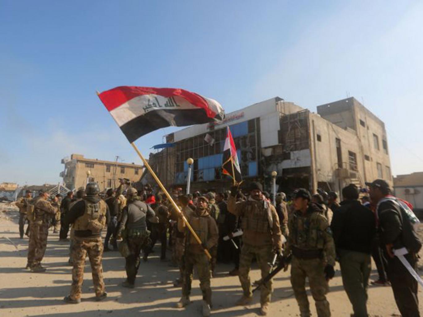 Quân đội Iraq ăn mừng chiến thắng