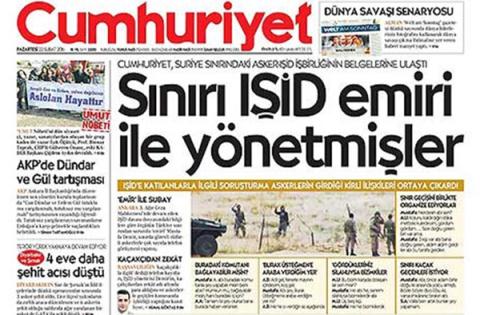 Cumhuriyet tố cáo chính quyền Erdogan có quan hệ phức tạp với nhóm khủng bố IS